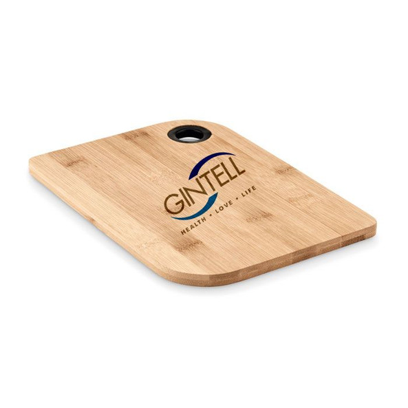 GiftRetail MO6144 - BAYBA CLEAN Eco-Friendly Bamboo Cutting Board with Hanging Hole