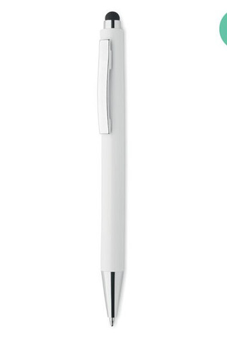 BLANQUITO CLEAN Antibacterial Stylus Ballpen with Blue Ink - GiftRetail MO6153