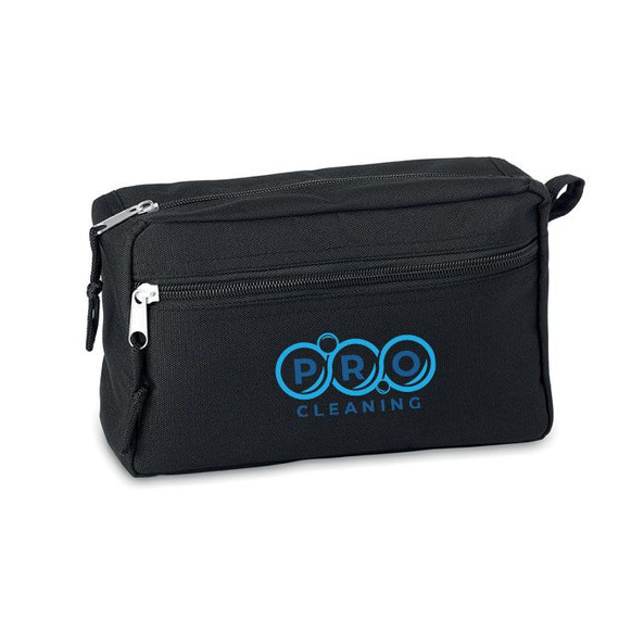GiftRetail MO6155 - BETTER Eco-Friendly Double Zipper RPET Cosmetic Bag