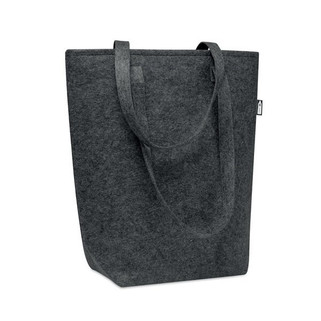TASLO RPET Eco-Friendly RPET Felt Shopping Tote with Gussets - GiftRetail MO6185