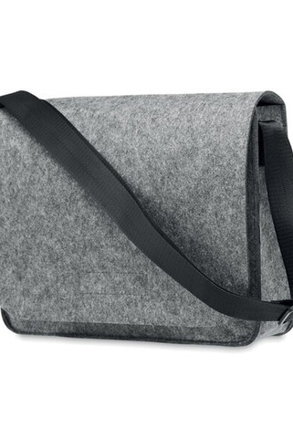 BAGLO RPET Eco-Friendly RPET Felt Laptop Messenger Bag - GiftRetail MO6186