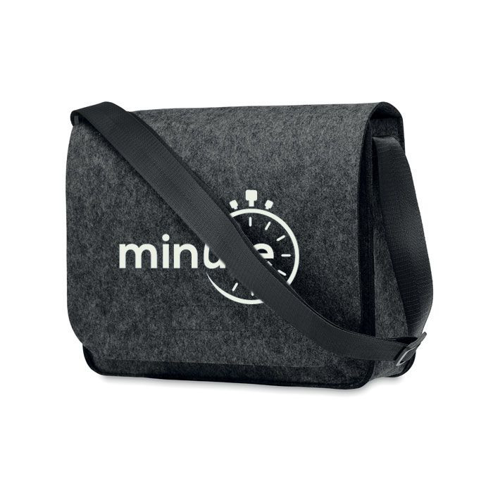 BAGLO RPET Eco-Friendly RPET Felt Laptop Messenger Bag