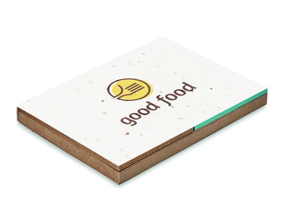 GiftRetail MO6235 - GROW ME Conj. notas papel sem. herb.