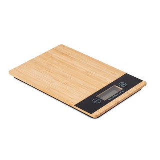 PRECISE Eco-Friendly Bamboo Digital Kitchen Scale 5kg - GiftRetail MO6245