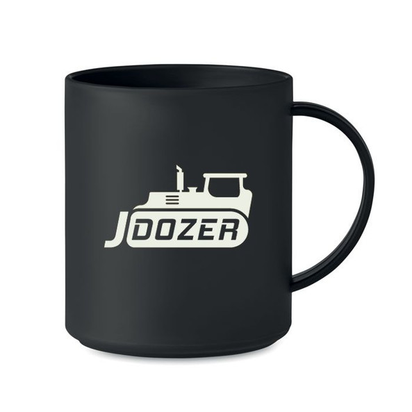 GiftRetail MO6256 - MONDAY Eco-Friendly 300ml Reusable Plastic Mug