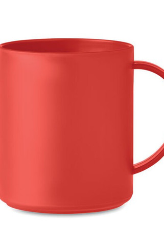 MONDAY Eco-Friendly 300ml Reusable Plastic Mug - GiftRetail MO6256