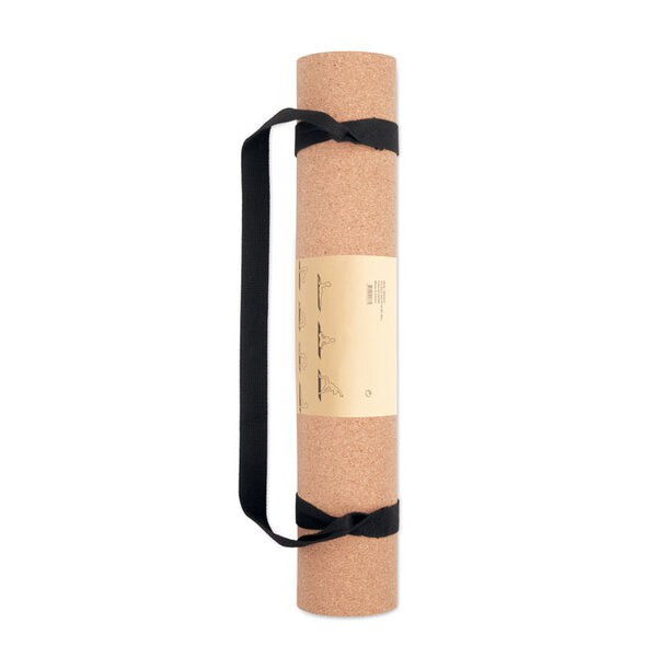SAVASANA Eco-Friendly Cork Yoga Mat with Free Carrying Bag - GiftRetail MO6267