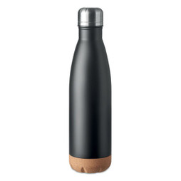 GiftRetail MO6313 - ASPEN CORK Garrafa de aço inoxidável