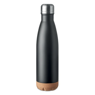 ASPEN CORK Double Wall Stainless Steel Cork Base Bottle 500ml - GiftRetail MO6313