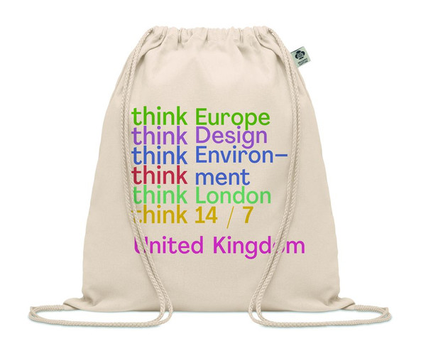 GiftRetail MO6354 - YUKI Eco-Friendly Organic Cotton Drawstring Bag
