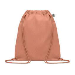 GiftRetail MO6355 - YUKI COLOUR Eco-Friendly Organic Cotton Drawstring Bag