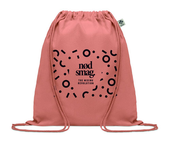 YUKI COLOUR Borsa con coulisse in cotone or - GiftRetail MO6355