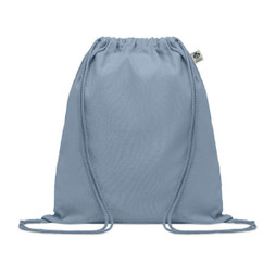 GiftRetail MO6355 - YUKI COLOUR Eco-Friendly Organic Cotton Drawstring Bag