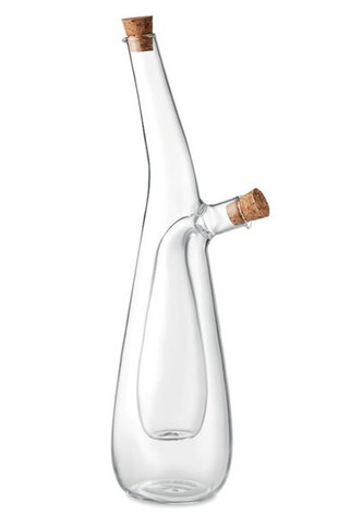 BARRETIN Elegant Borosilicate Glass Oil and Vinegar Dispenser - GiftRetail MO6388