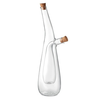 BARRETIN Elegant Borosilicate Glass Oil and Vinegar Dispenser - GiftRetail MO6388