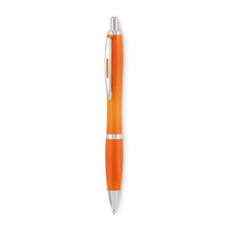 GiftRetail MO6409 - RIO RPET Eco-Friendly RPET Push Button Blue Ink Pen