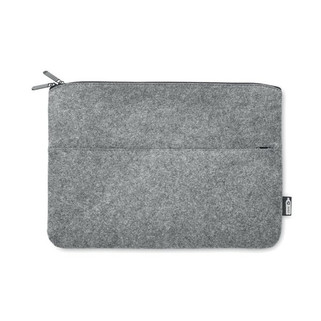 TOPLO RPET felt zipped laptop bag - GiftRetail MO6419
