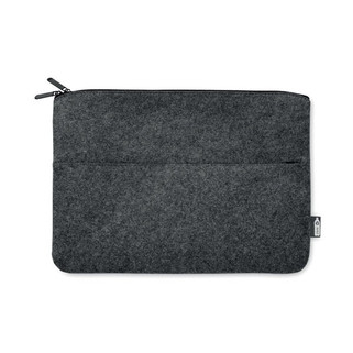 TOPLO RPET felt zipped laptop bag - GiftRetail MO6419