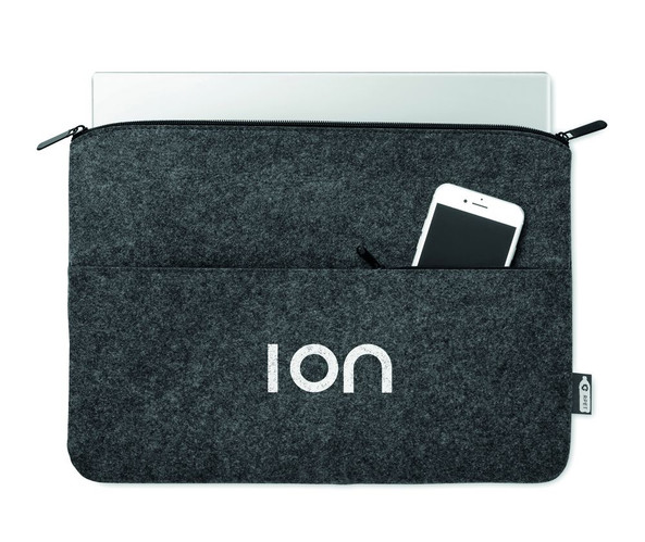 GiftRetail MO6419 - TOPLO RPET felt zipped laptop bag