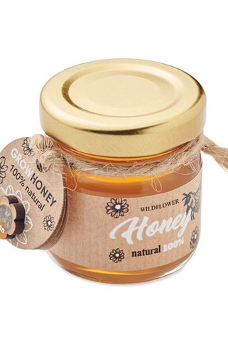 BUMLE Sklenice medu 50 gr - GiftRetail MO6439