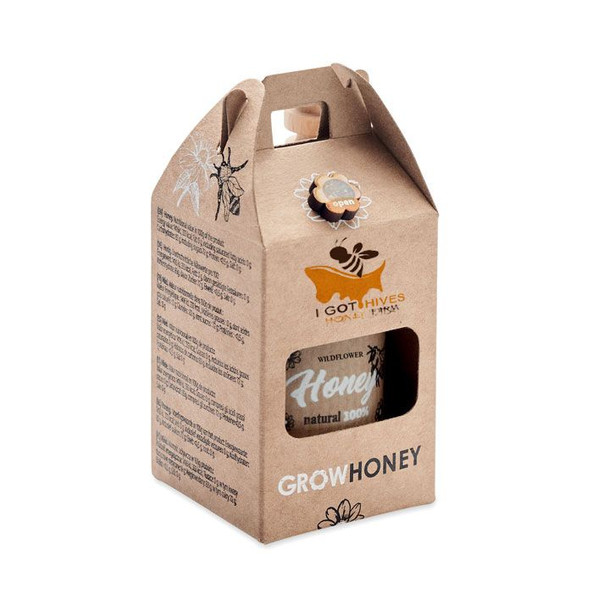 GiftRetail MO6440 - DAUBER Wildflower Honey Gift Set with Seeds