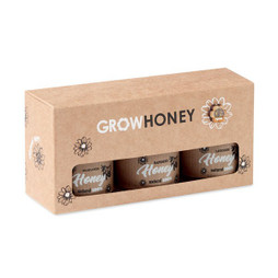 GiftRetail MO6441 - BEEBEE SET BEEBEE Wildflower Honey Gift Set with Seeds