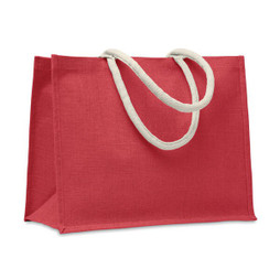 GiftRetail MO6443 - AURA Borsa in iuta. Manici in cotone