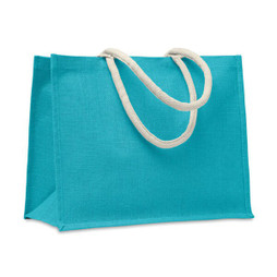 GiftRetail MO6443 - AURA Borsa in iuta. Manici in cotone