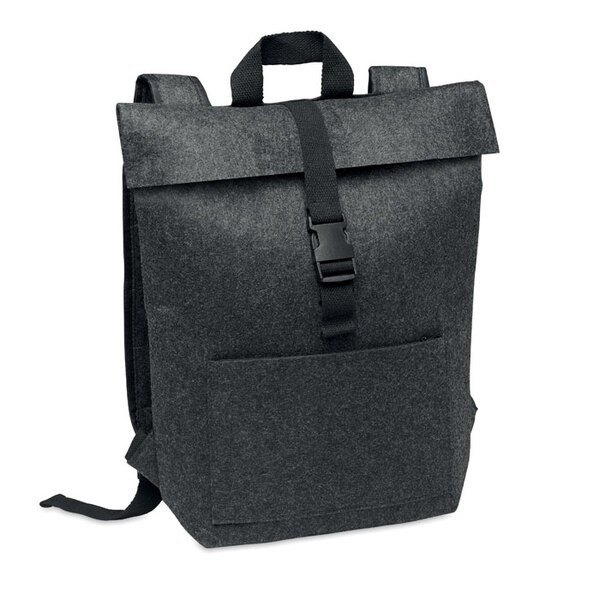 INDICO PACK RPET Eco-Friendly RPET Felt Laptop Backpack with Pocket - GiftRetail MO6456