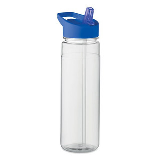 ALABAMA RPET Eco-Friendly 650ml RPET Bottle with Flip Lid and Straw - GiftRetail MO6467