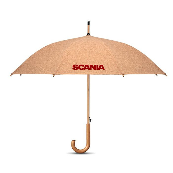 GiftRetail MO6494 - QUORA Eco-Friendly 25 Inch Cork and Bamboo Umbrella