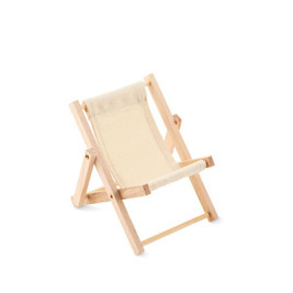 GiftRetail MO6513 - SILLITA Compact Foldable Deckchair Phone Stand