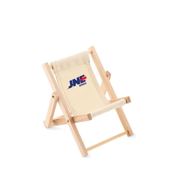 GiftRetail MO6513 - SILLITA Compact Foldable Deckchair Phone Stand