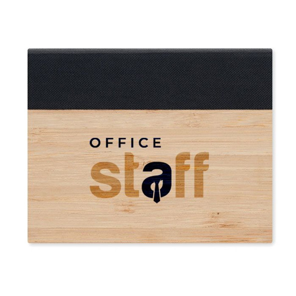 GiftRetail MO6529 - VISIONBAM Sticky notes set bamboo cover