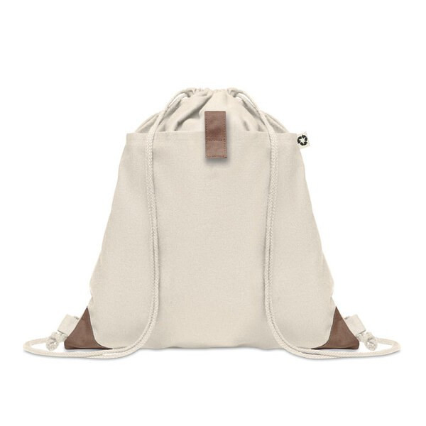 PANDA BAG Recycled cotton drawstring bag - GiftRetail MO6550