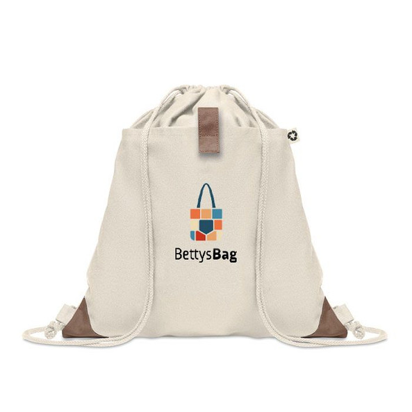 GiftRetail MO6550 - PANDA BAG Recycled cotton drawstring bag