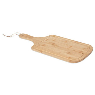 DIYU Natural Bamboo Serving Board with Jute Rope - GiftRetail MO6551