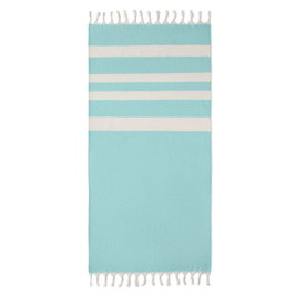 GiftRetail MO6554 - AGOURA Eco-Friendly Recycled Hamman Beach Towel Blanket