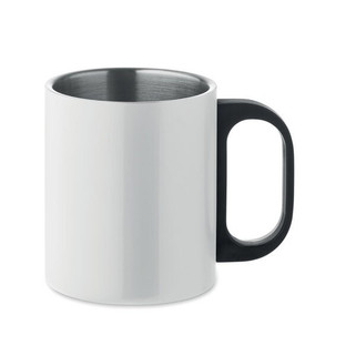 TANISS 300ml Double Wall Stainless Steel Mug - GiftRetail MO6600