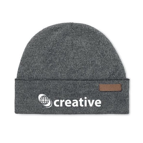 GiftRetail MO6615 - TUZO Reflective Unisex Acrylic Beanie with Printing Area
