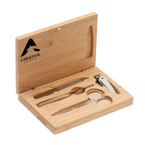 GiftRetail MO6629 - SEWA 4-teiliges Edelstahl-Nagelpflege-Set-Preiswert