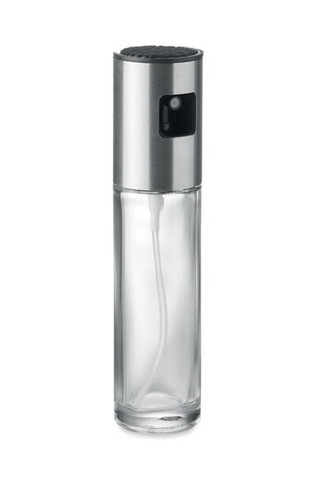 FUNSHA Elegant Glass Oil Spray Dispenser with Steel Lid - GiftRetail MO6630
