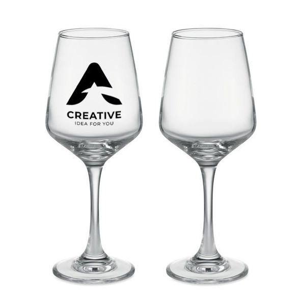 GiftRetail MO6643 - CHEERS Set of 2 wine glasses