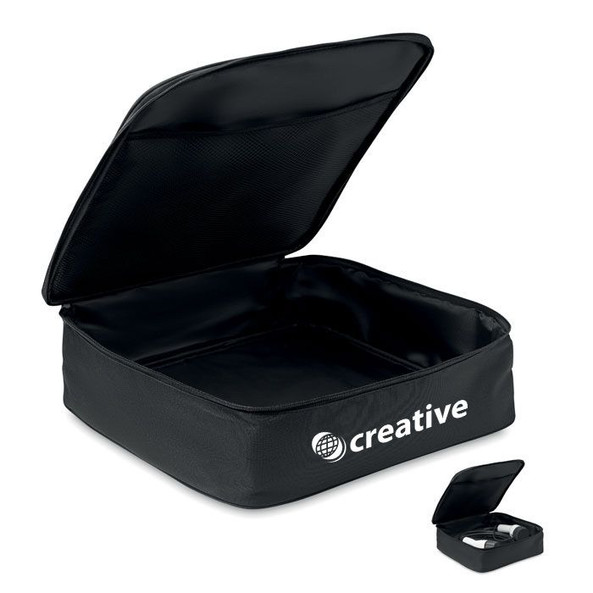 GiftRetail MO6649 - CABAG Eco-Friendly 600D RPET Electric Car Cable Organizer