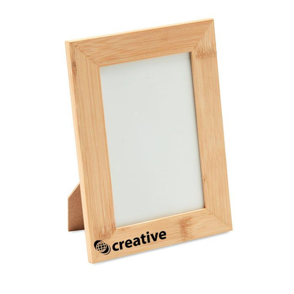 GiftRetail MO6653 - GAZO Eco-Friendly Bamboo Photo Frame for Versatile Display
