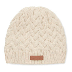 GiftRetail MO6659 - KATMAI Eco-Friendly Cable Knit Beanie with Custom Label