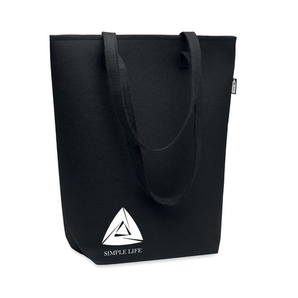 GiftRetail MO6660 - NATA RPET Eco-Friendly RPET Felt Shopping Tote with Long Handles