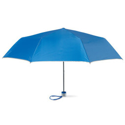 GiftRetail MO7210 - CARDIF 21 Inch Foldable Umbrella with Silver Coating