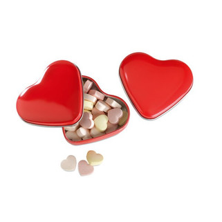 LOVEMINT Herzdose mit Bonbons - GiftRetail MO7234