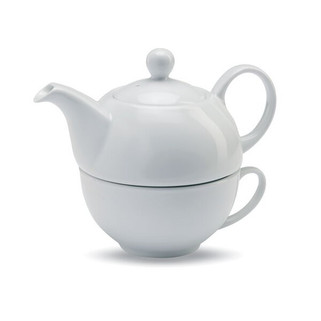 TEA TIME Teapot and cup set 400 ml - GiftRetail MO7343